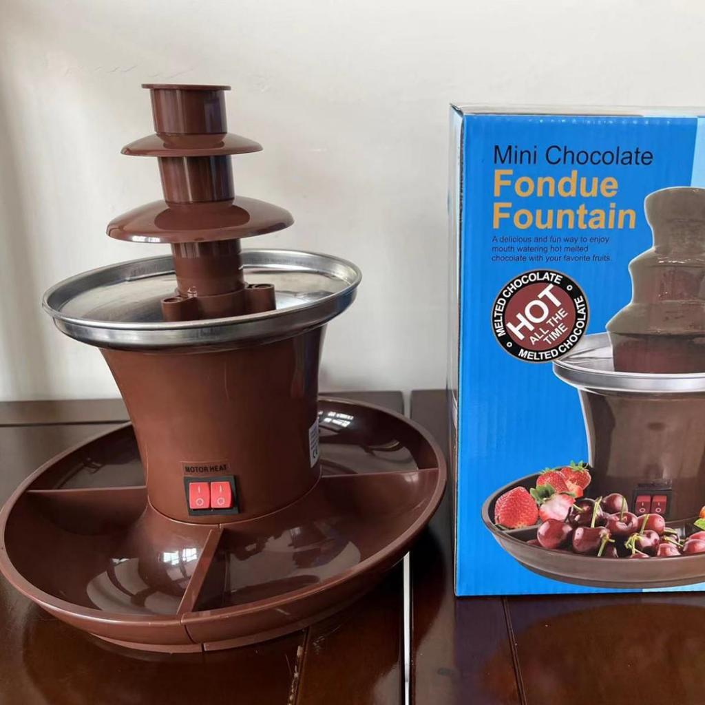 Mini Chocolate Fountain Machine for Home Use - DIY Heating and Melting Tower