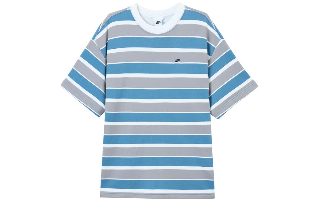 Nike T Shirt Men's Aegean Storm Blue/White/Black