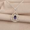 Iolith Edelstein 925 Sterling Silber Statement Designer Anhänger 1,40" Für Hochzeit PP-19-6