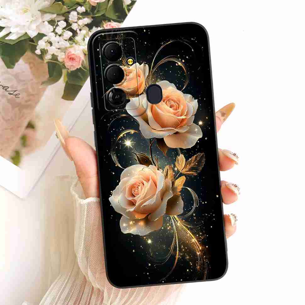 For Tecno Pop 6 Go BE6j Case Simple Style Silicone Shockproof Back Cover Coque For Tecno Pop6 Go POP 6 GO Phone Bumper Shell
