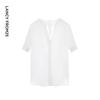Longzi Cotton Short Sleeve Round Neck Top