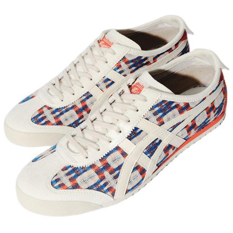 ONITSUKA TIGER DoiTung X Mexico 66 Hand Woven Unisex Sneakers Cream Directoire-Blue 1183C223-400