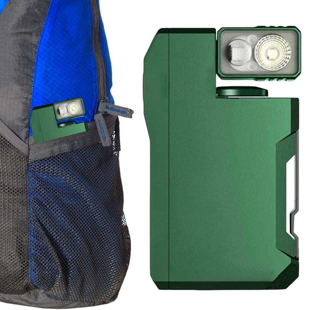 G5 Rechargeable EDC Flashlight 400 Lumens Dual Light Sources Mini Flashlight Portable Pocket LED Work Light for Outdoor Camping