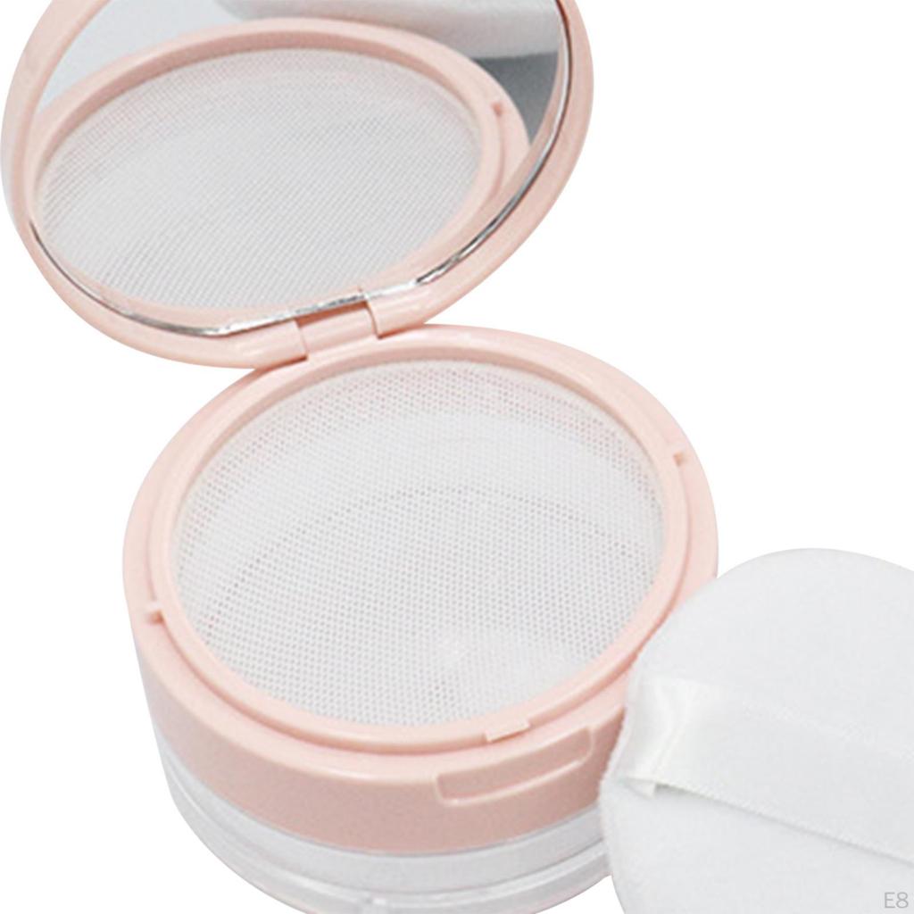 Empty Loose / with Sifter Lid Reusable DIY Cosmetic Jar/ Makeup