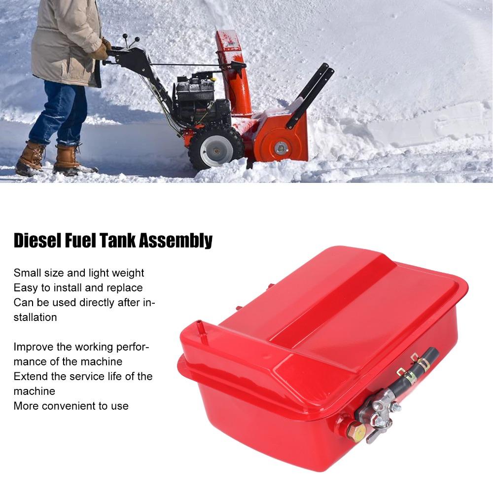 Red Fuel Tank Assembly With Oil Pipe Portable Diesel Tank for 186F 188F 192F 195F