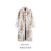 Kaslead New Women Clothes Western Style Fashion Long Fur Imitation Fur Leopard Print Loose Outerwear Coat