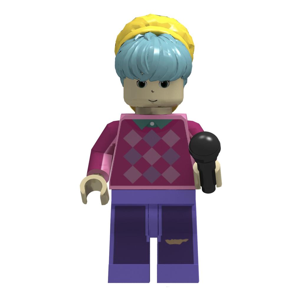 Building Cartoon Model Small Particles Building Block Toys