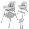 CHAISE HAUTE PLIANTE POUR ENFANTS, TABLE, PLATEAU, ACCESSOIRES 3en1 MILUTO