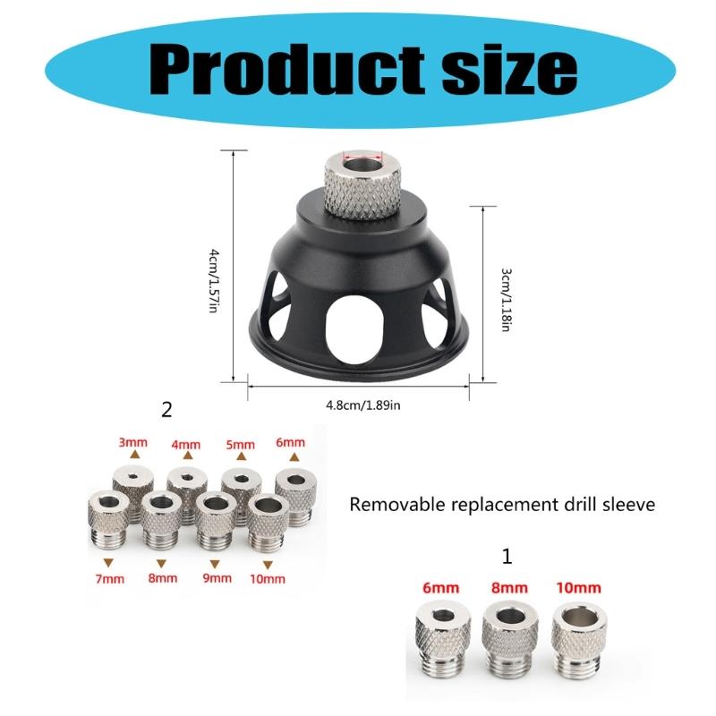 High Strength Vertical Drill Locator Jigs for Stable and Precise Woodworking Applications Quick And Accurate Positioning