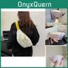 Trendy Korean Casual Commuter Crossbody Waist Bag For Fall 2024 In Cute Soft Colors