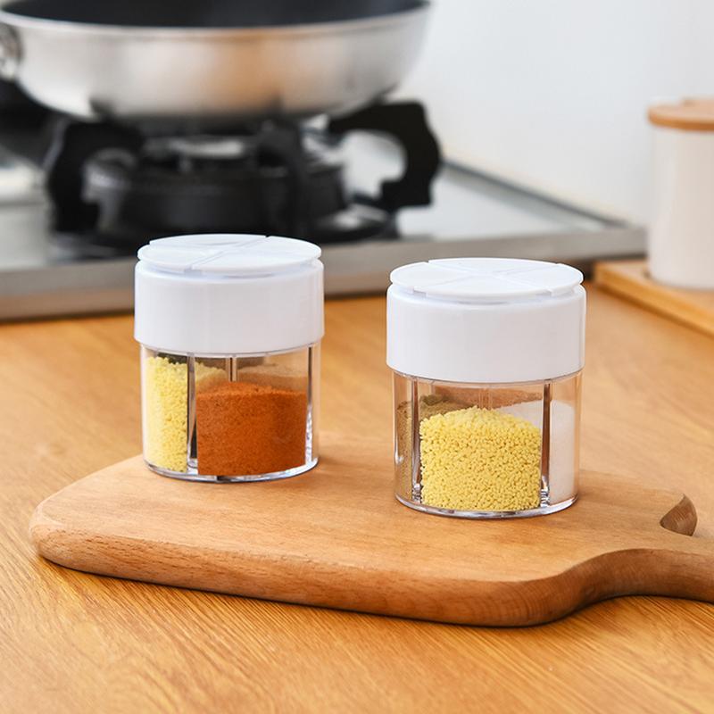 Seasoning Shakers Clear Salt Container With Lid Sugar Organizer For Cooking Baking Dining Restaurant Bar Household Bathroom