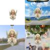 Acrylic Angel Car Interior Decor Pendant For Stylish Vehicle Accessories