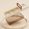 Mini Pill Box with Three Independent Grids and Cutter Slot Moisture-Proof Seal