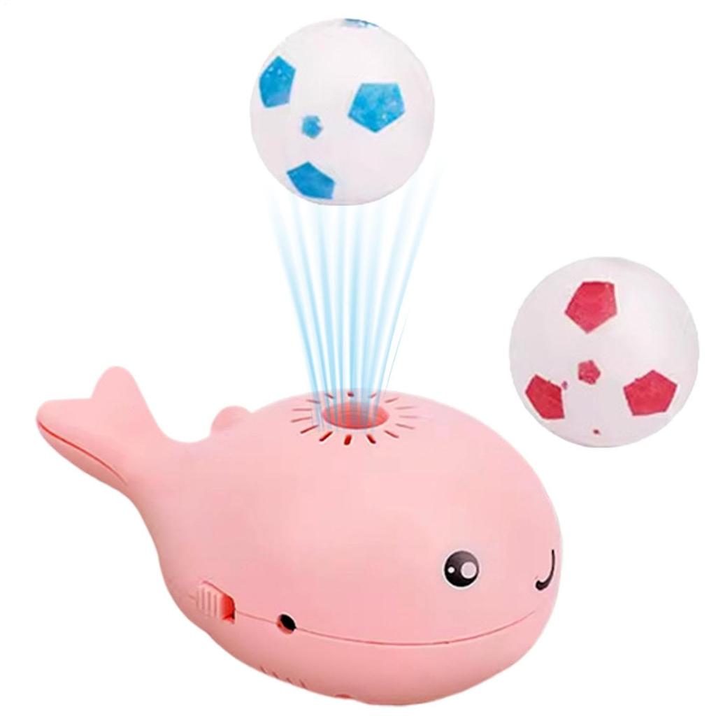 Whale Floating Cat Toy Ball Electric Moving Ball Soccer Toy For Cats Children's Fan Balancing Blowing Games Ideal Birthday Party Gift