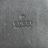 GUCCI 181716  Guccissima logo GG Pouch  Flap Cigarette case Sima leather Black