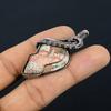 Crazy Lace Agate Gemstone Pendant Handmade Jewelry, 999 Copper Wire Wrapped Pendant Sodalite Jewelry, Gift For Her Women Pendant Brand New Pendant