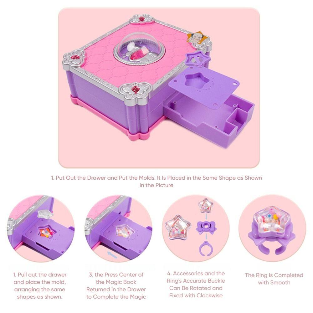 67/73/207PCS 3D Stickers Jewelry Making Kit Plastic Handmade Sticker Machine Versatile Toys Gift