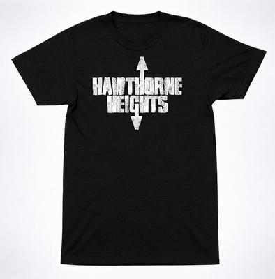Hawthorne Heights Retro Z Lightning Bold T Shirt Emo Post Hardcore Band Tee