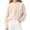 Mädchen Pullover mit Rundhalsausschnitt und langen Ärmeln für Herbst und Winter