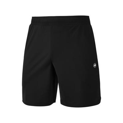 Solid Color Mid-Rise Running Comfortable Quick-Dry Cool Casual Shorts Men Shorts Carbon-Black P224M053-0018
