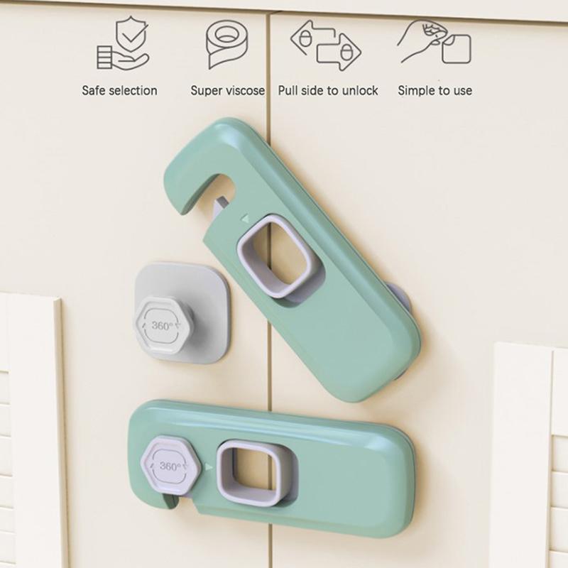 Domácí lednice mrazák zámek dveří západka batole děti dítě skříňka zámky