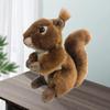 Simulated Squirrel Plush Doll PP Cotton Filled Plush Toy Doll Animal Plush Toy