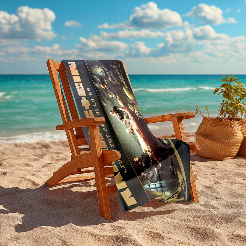 Till Lindemann, Lead Singer of the German Heavy Metal Rock Band Rammstein, Outdoor Camping Vacation Swimming Beach Scarf Decorative Blanket F12