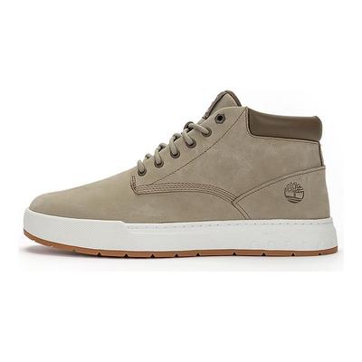 Comfortable Lightweight Slip-Resistant Mid-Top Sneakers Men Sneakers Light-Gray-Brown A674NW