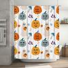 Halloween-Themed Shower Curtains With Pumpkin Ghosts For Home Decor In Bathroom Accessories
