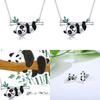 Trendy And Stylish Cross-border Panda Necklace For Women Unique Animal Pendant Gift