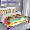 3pcs Custom Name CoComelon - Dance Party Set,Includes 1 Duvet Cover and 2 Pillowcases,All-season Bedroom Decor