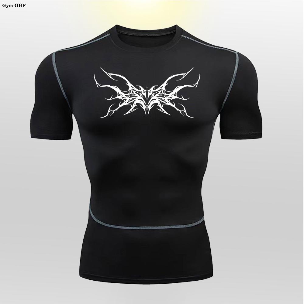 Man Compression T Shirt Gym Fitness Training Running Quick Drying Sports Shirt Summer Shaping Slimming Comfortable Men T Shirts