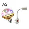 RGB Stage Magic Ball Light 360° Full Rotation Color Changing USB Plug for Bar Club DJ Show Anniversary Party Decor