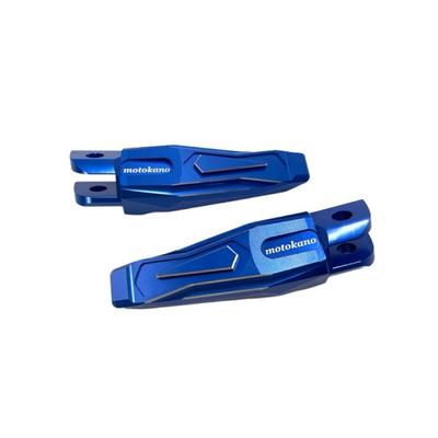 Motokano Front Foot Peg Compatible with GSX250R GSX-250R V-Strom 250 GSR250 Footrest Pedal (Blue)
