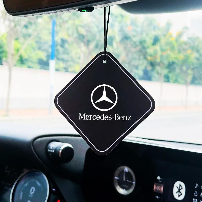 Car Interior Perfume Pendant Hanging Air Freshener Fragrance Tablets For Mercedes Benz GLC W126 W140 W168 W169 W177 W221 W213 W2 OU4