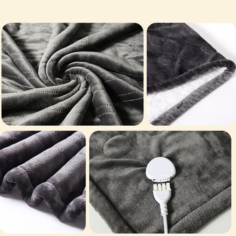 Double Layer Heating Blankets Intelligent Thermostat Heating Blanket Napping Sofa Blanket Quickly Heats Up and Keeps Warm Bed Sheets Are Washable