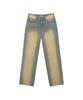 CNVS Legendary Dune Unisex Vintage Washed Wide Denim Pants_Blue
