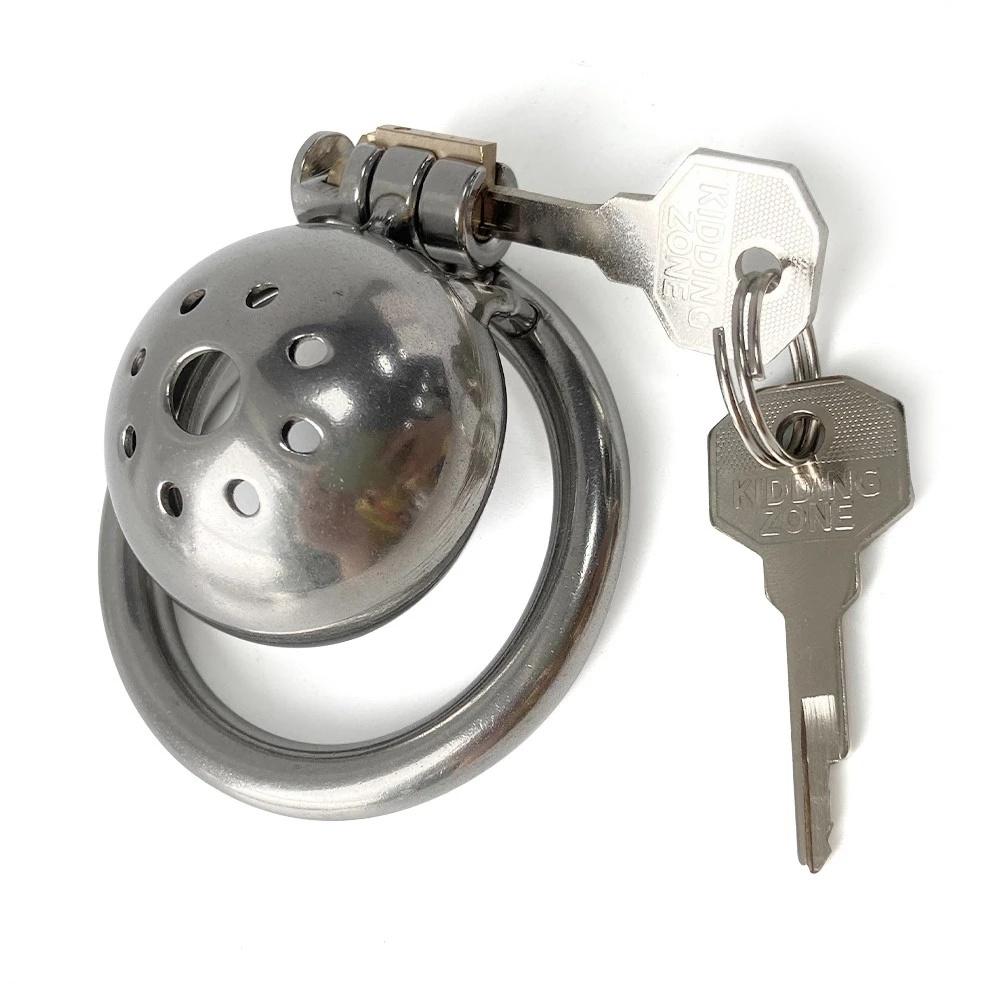 304 Stainless Steel Super Small Short Cage with Stealth Lock