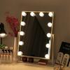White Makeup Mirror Light Plastic LED Mirror Light Bulbs Mirror Light Kit  Makeup Vanity Dresser