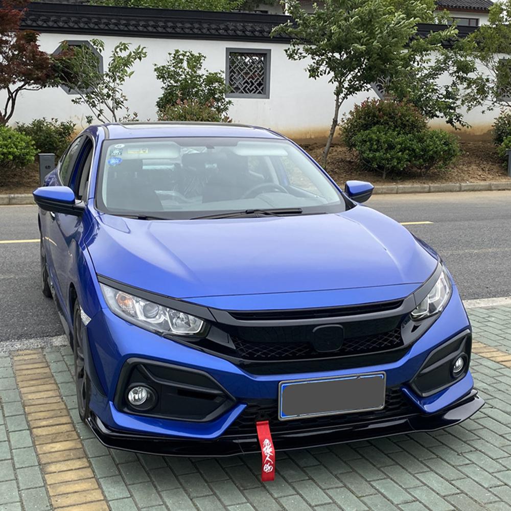 Splitter Labbra Diffusore Body Kit Spoiler Protezione Paraurti Anteriore per Honda Civic 10ª FK7 Hatchback SI 2&4 Porte 2016-2021