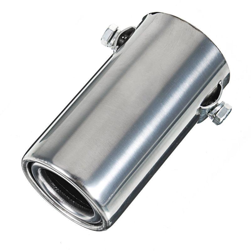 51mm Inlet Diameter Stainless Steel Car Exhaust Muffler Pipe Modified Tail Throat A1