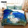 Mystery 12 Constellations Duvet Cover Set Cartoon Anime Bedding Set For Kids Teens Adult Polyester Comforter Cover Bedroom Decor