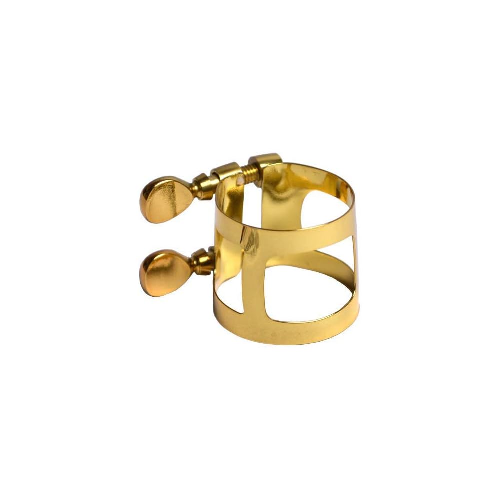 Yamaha Soprano Saxophone Ligature Gold Lacquer Professional Musical Accessory