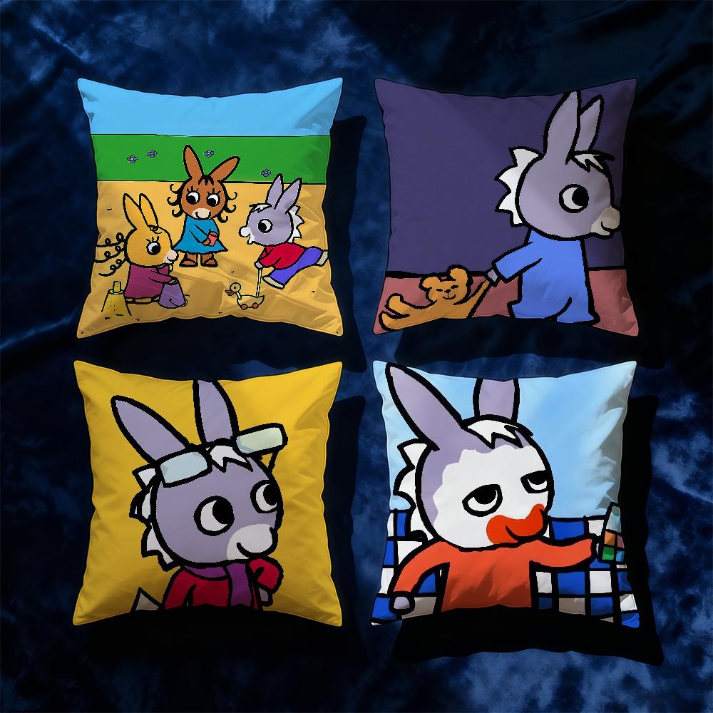 T-TTrotroS 2004 Cartoon Kissenbezug Outdoor Sofa Dekorativ Quadratisch Wohnzimmer Schlafzimmer Auto