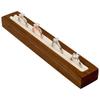 Elegant Walnut Rings Holder Display Stand Portable Rings Storage Holder for Jewelry Stores and Home Decors Enthusiasts