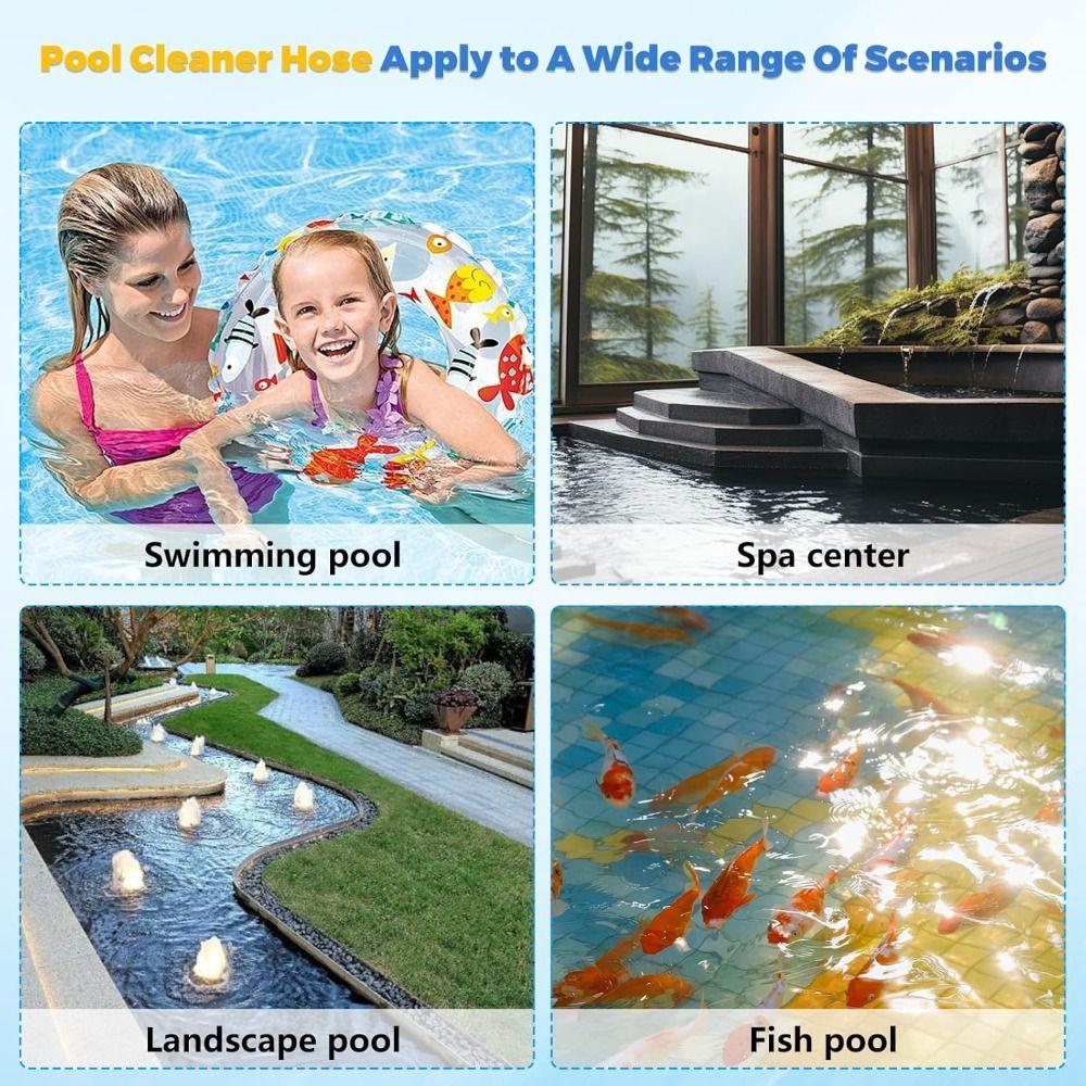 39inch Pool Cleaner Hose Heavy Duty Swimming Pool Hose Durable Suction Pool Pipe
