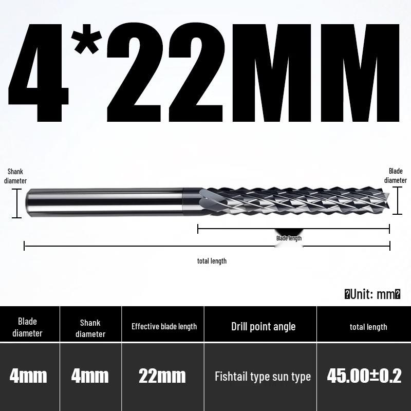 

Aokewen Tungsten Steel Corn End Mill