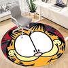1pc Garfield Cat Office Round Area Rug, Under Office Chairs Bedroom Living Room Home Decor, Room Deco