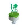 Day St Patricks Irish Festival Decor Banner Cake Topper Party Decor Supplies