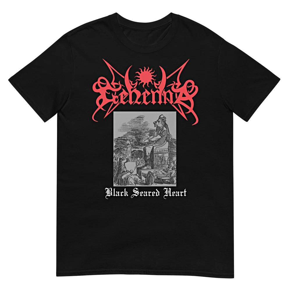 GEHENNA  Black Seared Heart  (Red Logo) (One Sided) T-SHIRT S